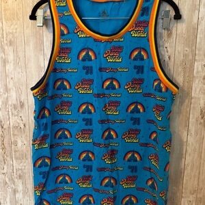 Disney Blue and Orange Graphic Tank